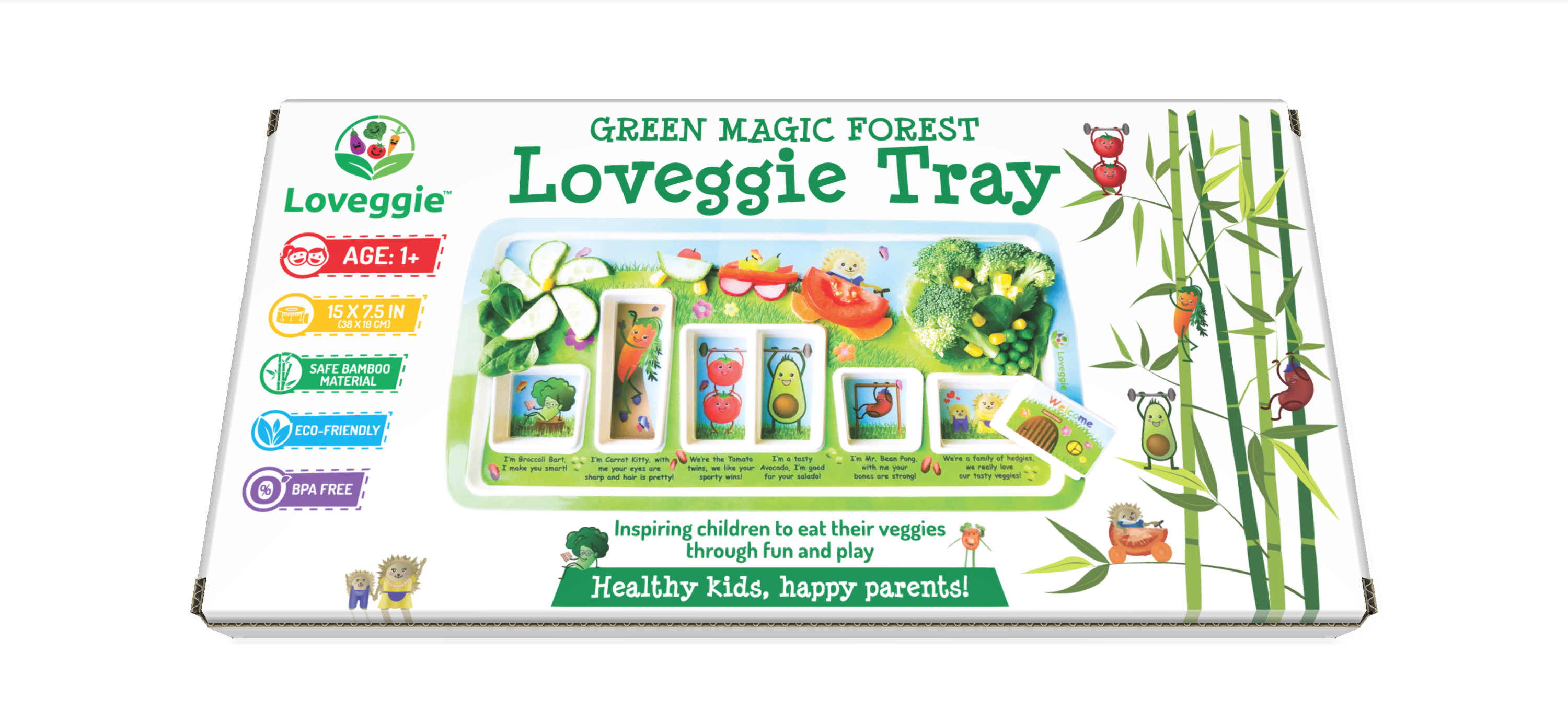 Green Magic Forest Loveggie Tray